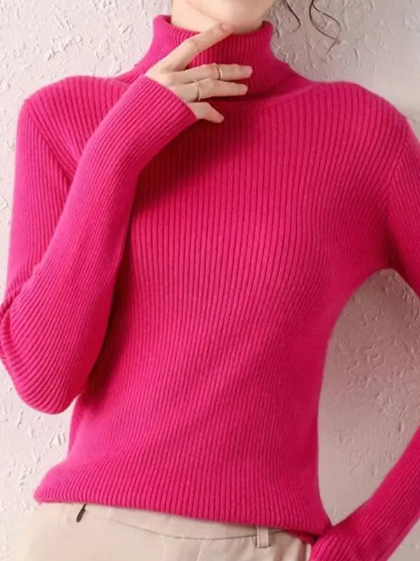 R&B | Strickpullover Gerippte Struktur Figurunabhängiger Schnitt