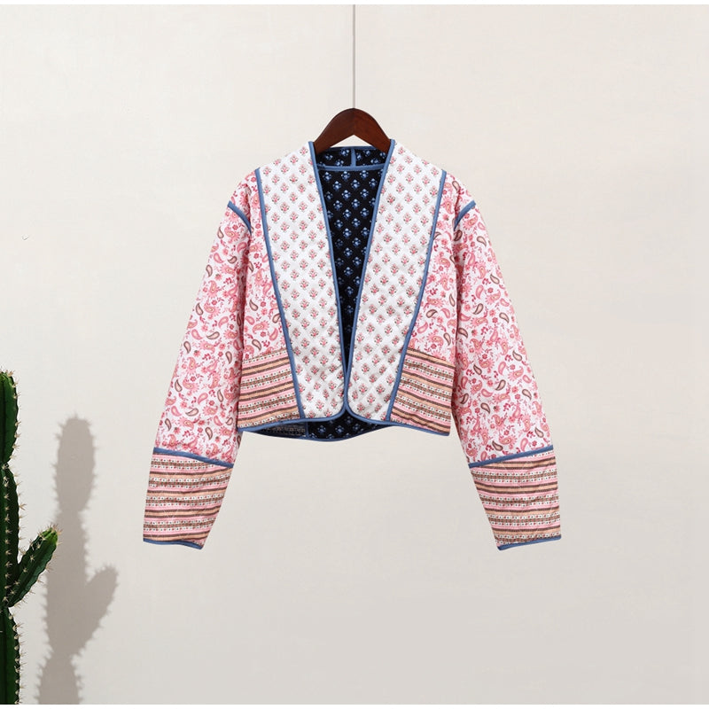 R&B | Damenjacke mit Blumenmuster