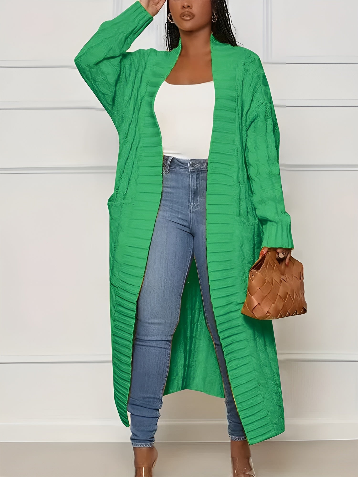 R&B | Gestickte Lange Damenjacke