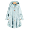 R&B | Fleece-Jacke für Damen mit Kapuze