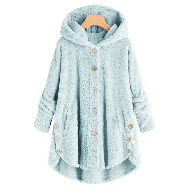 R&B | Fleece-Jacke für Damen mit Kapuze