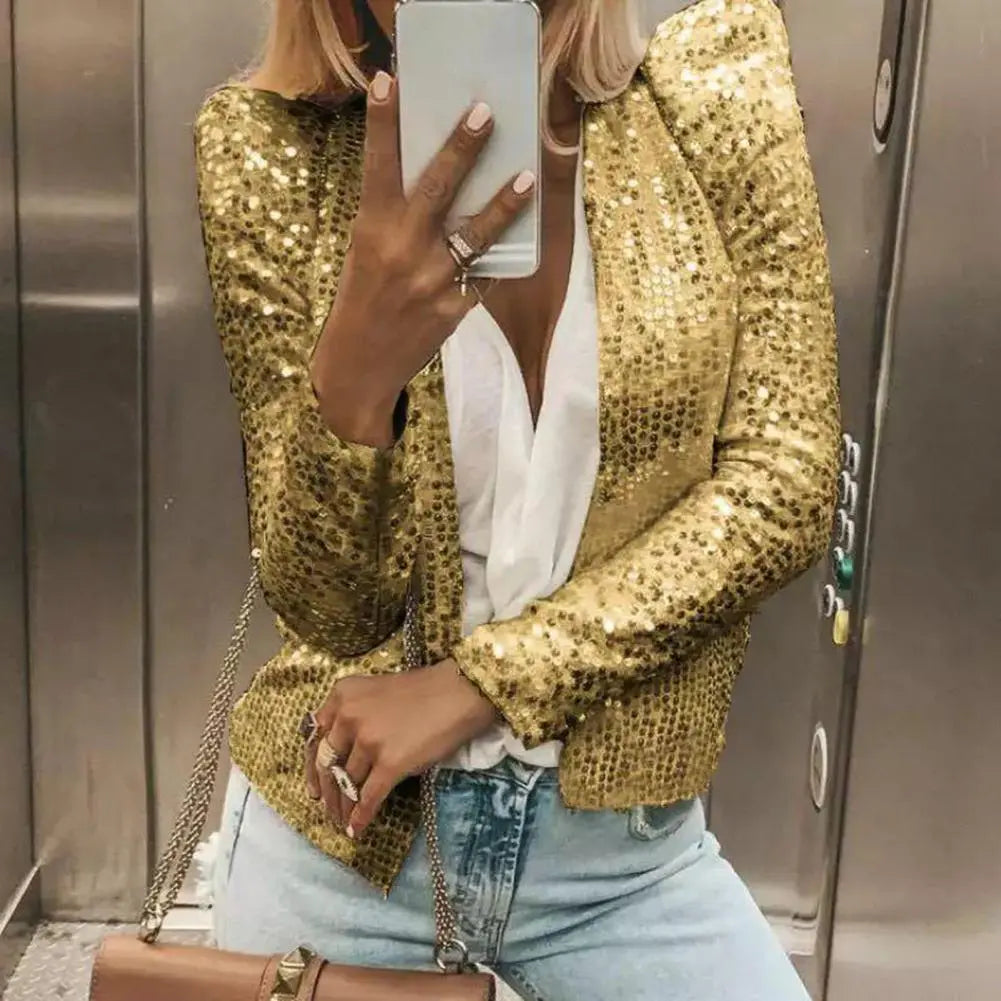 R&B | eleganter Blazer mit Pailletten