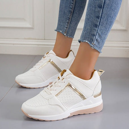 Blaue Frau Turnschuhe R&B