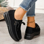 Wildleder-Schnürschuhe mit rutschfester Sohle R&B R&B