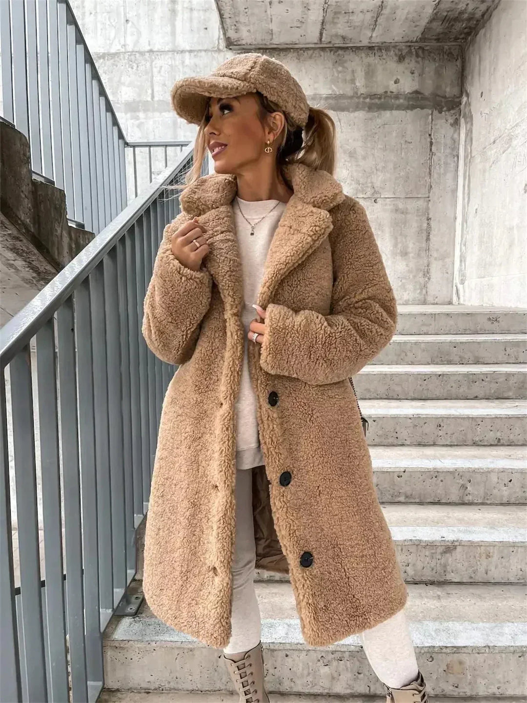 R&B | Damen-Strickjacke, lang & modisch
