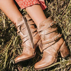 Damen Retro Stiefel