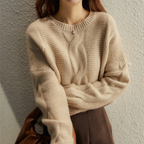 R&B | Cashmere Couture Cable-Knit Pullover