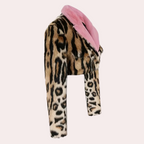 R&B | Winter Pelzmantel mit Leopardenmuster für Damen