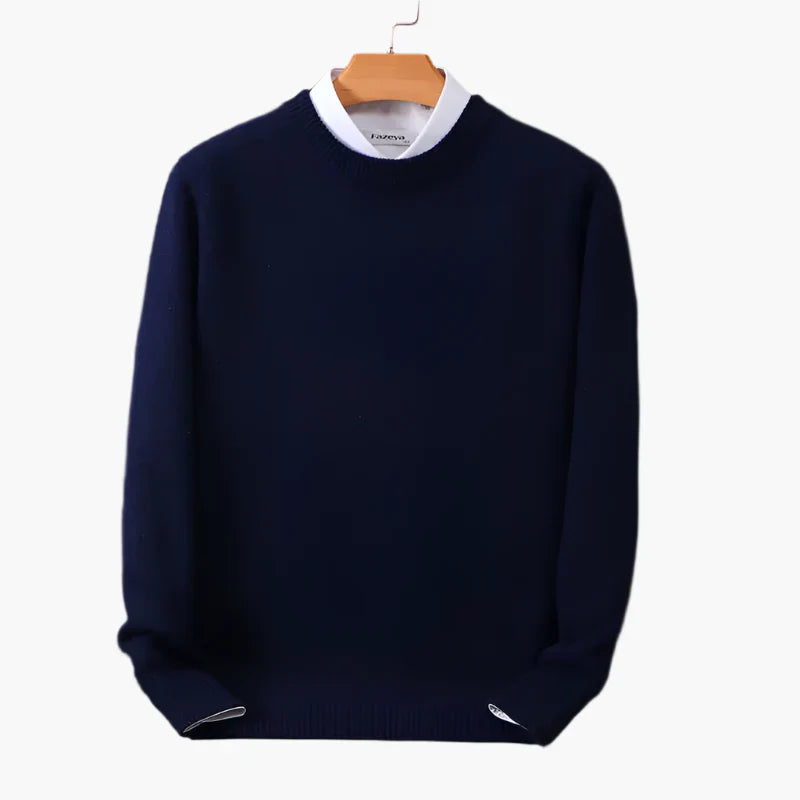 R&B | Business Pullover mit Kragen - Eleganter Strickpullover für Büro & Alltag