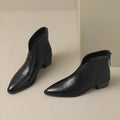 R&B | Damenstiefelette Aus Leder mit Blockabsatz
