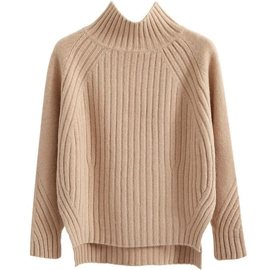 R&B | Strickpullover mit Halbem Rollkragen