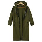 R&B | Lange Kapuzenjacke