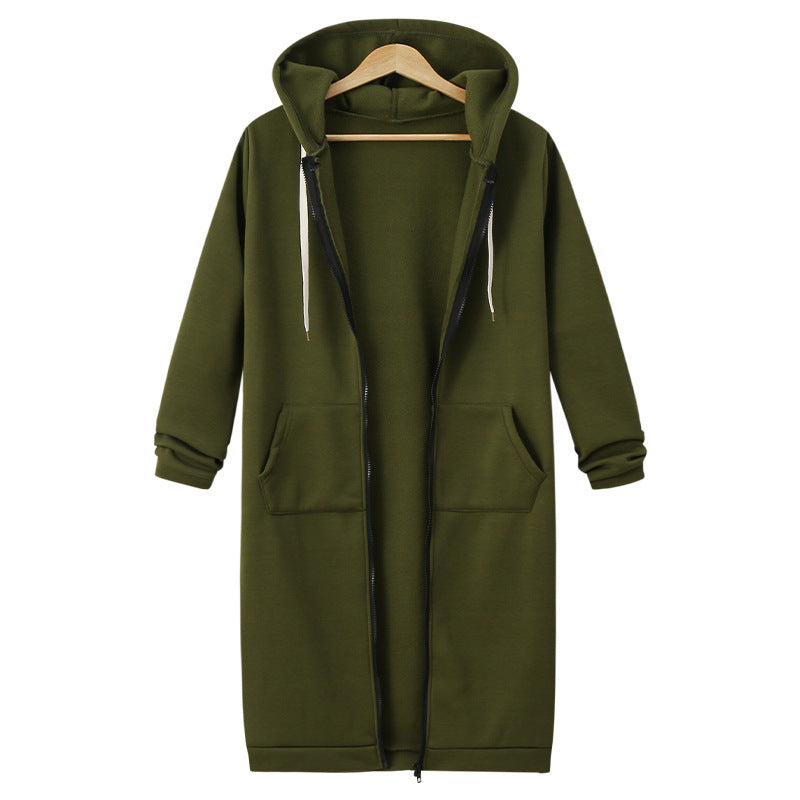 R&B | Lange Kapuzenjacke