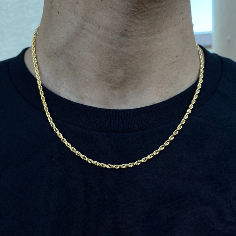 R&B Stilvolle Herren-Halskette mit Kette
