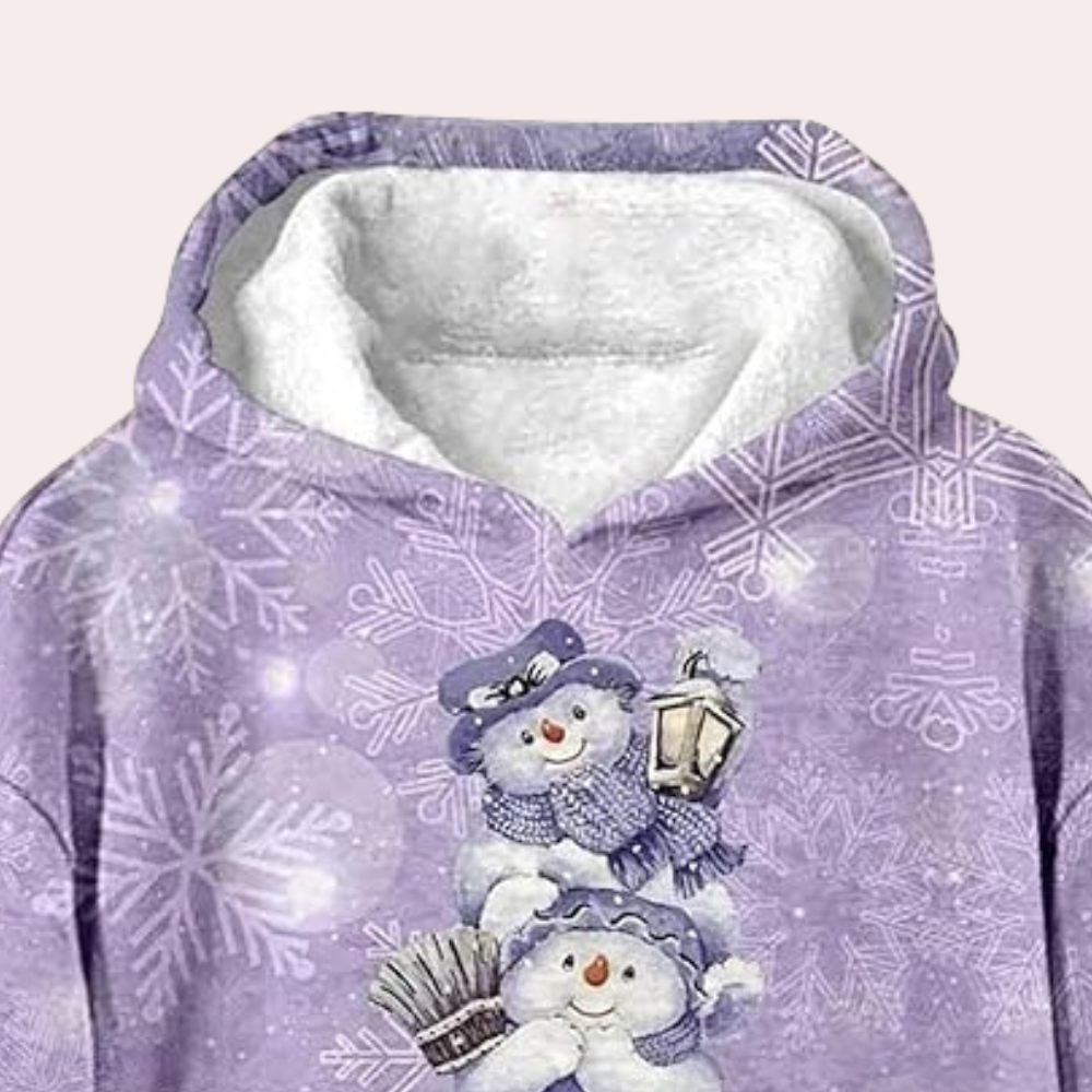 R&B | Gemütlicher Winterkapuzenpullover für Damen