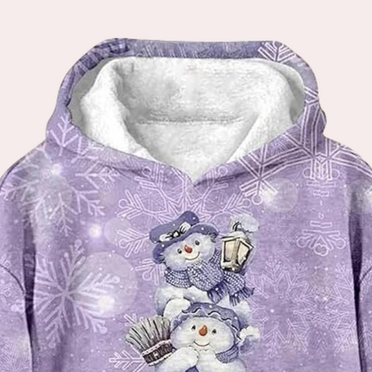 R&B | Gemütlicher Winterkapuzenpullover für Damen