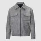 R&B | Klassische Straßenjacke aus Wildleder