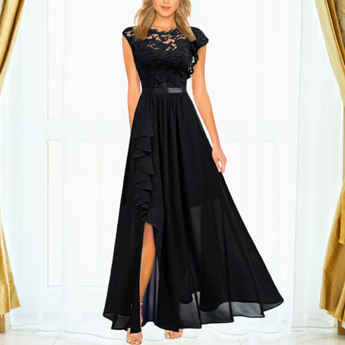 R&B | Elegantes Spitzen Maxi Kleid