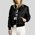 Damen O-Neck Bomberjacke
