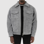 R&B | Klassische Straßenjacke aus Wildleder