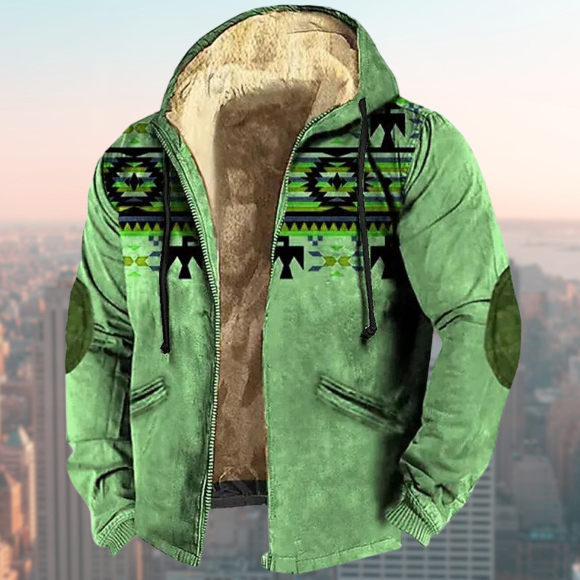 R&B | Kapuzenjacke mit Tribal Print
