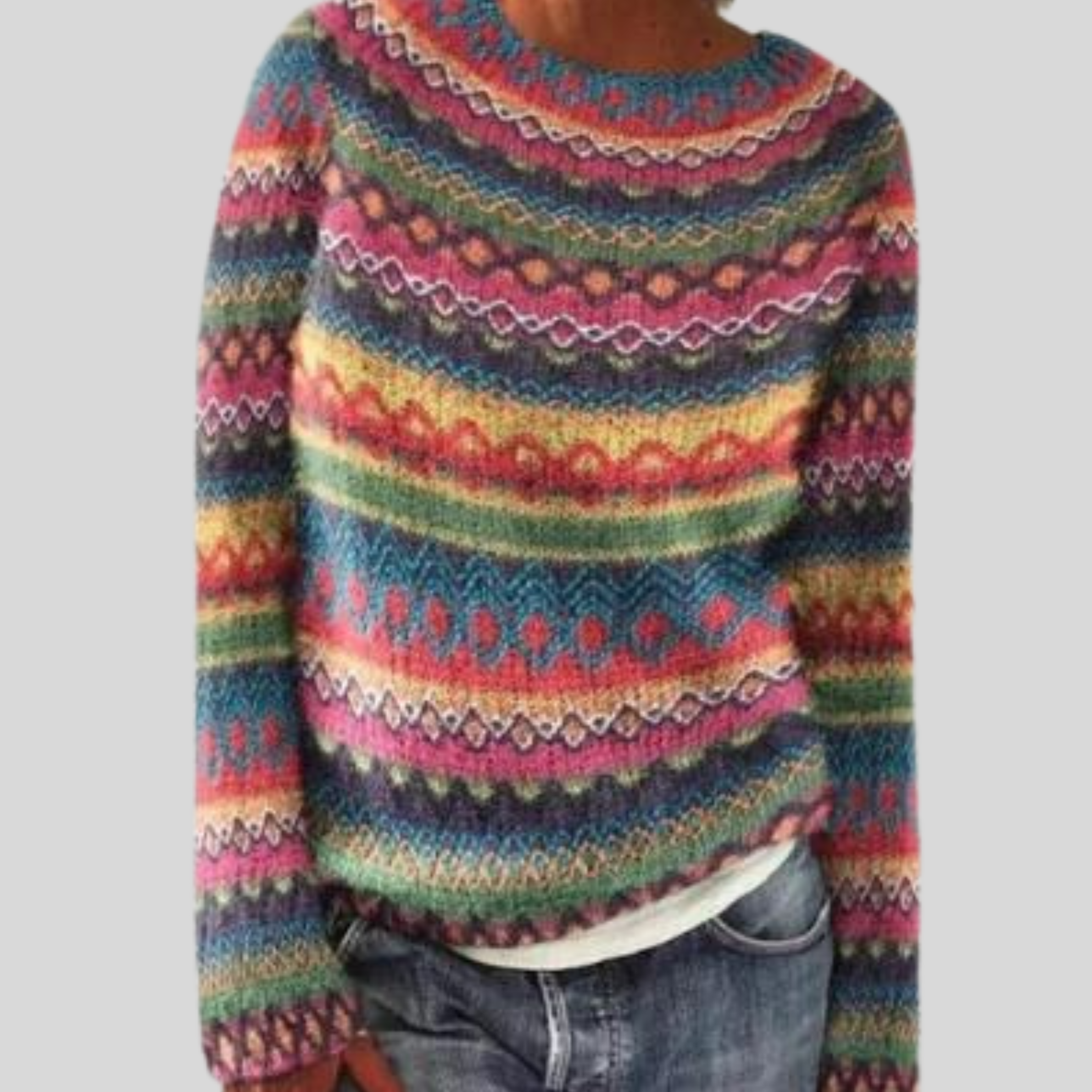 R&B | Elegantes Design und Bedruckter Pullover