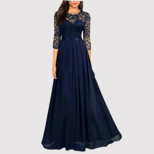 Sexy Spitzen Chiffon Kleid