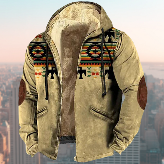 R&B | Kapuzenjacke mit Tribal Print
