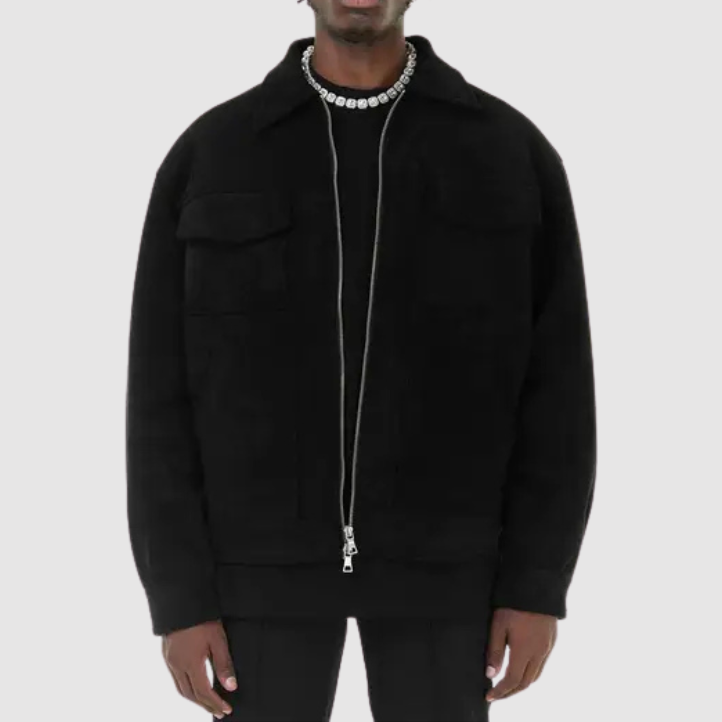 R&B | Klassische Straßenjacke aus Wildleder