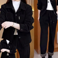 R&B | Damen Winter Weinlese Anzugjacke &amp; Hose