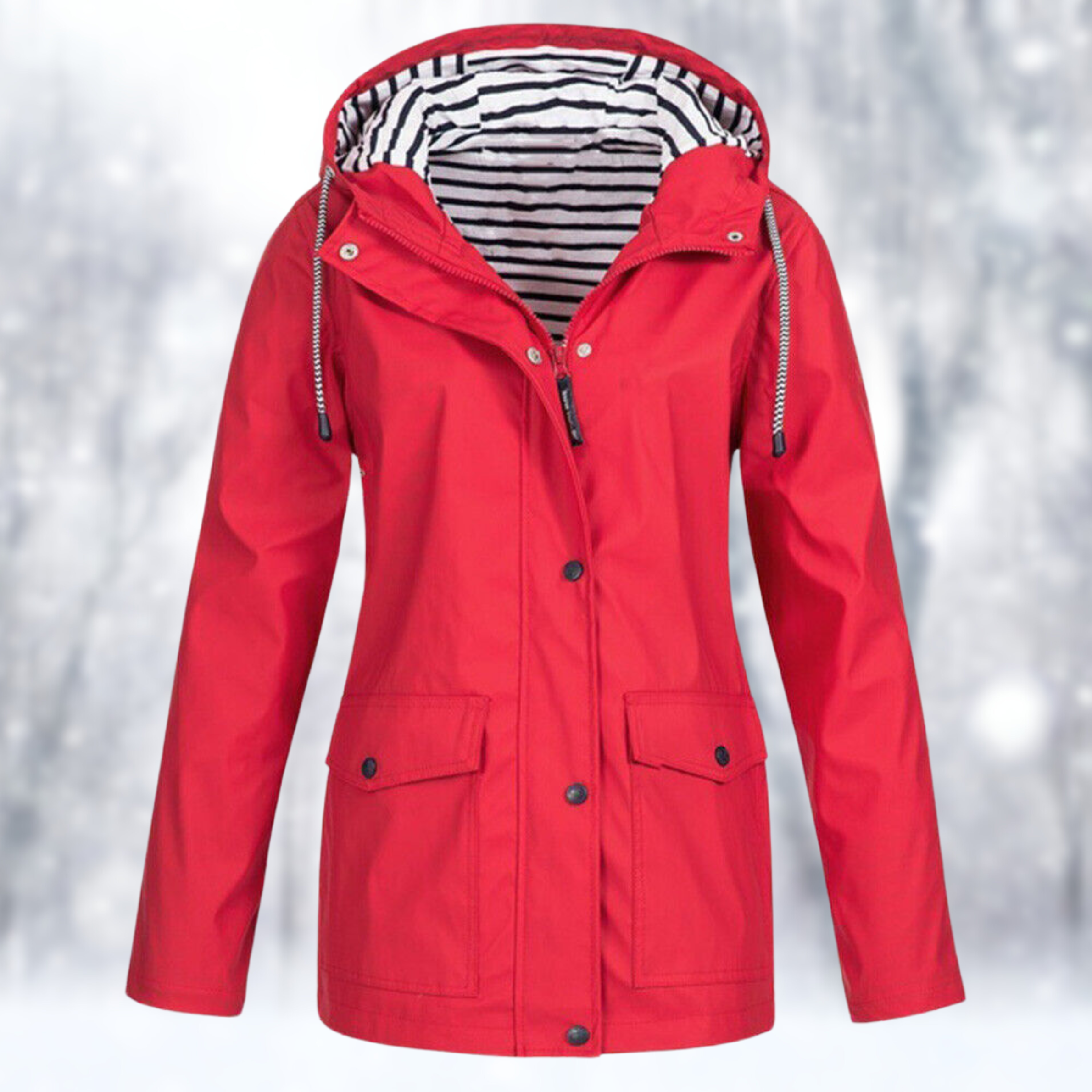 Wasserdichte und winddichte Jacke für Frauen