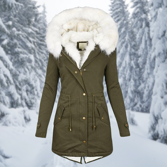 Winter Damen Warm Jack Medium-Lang