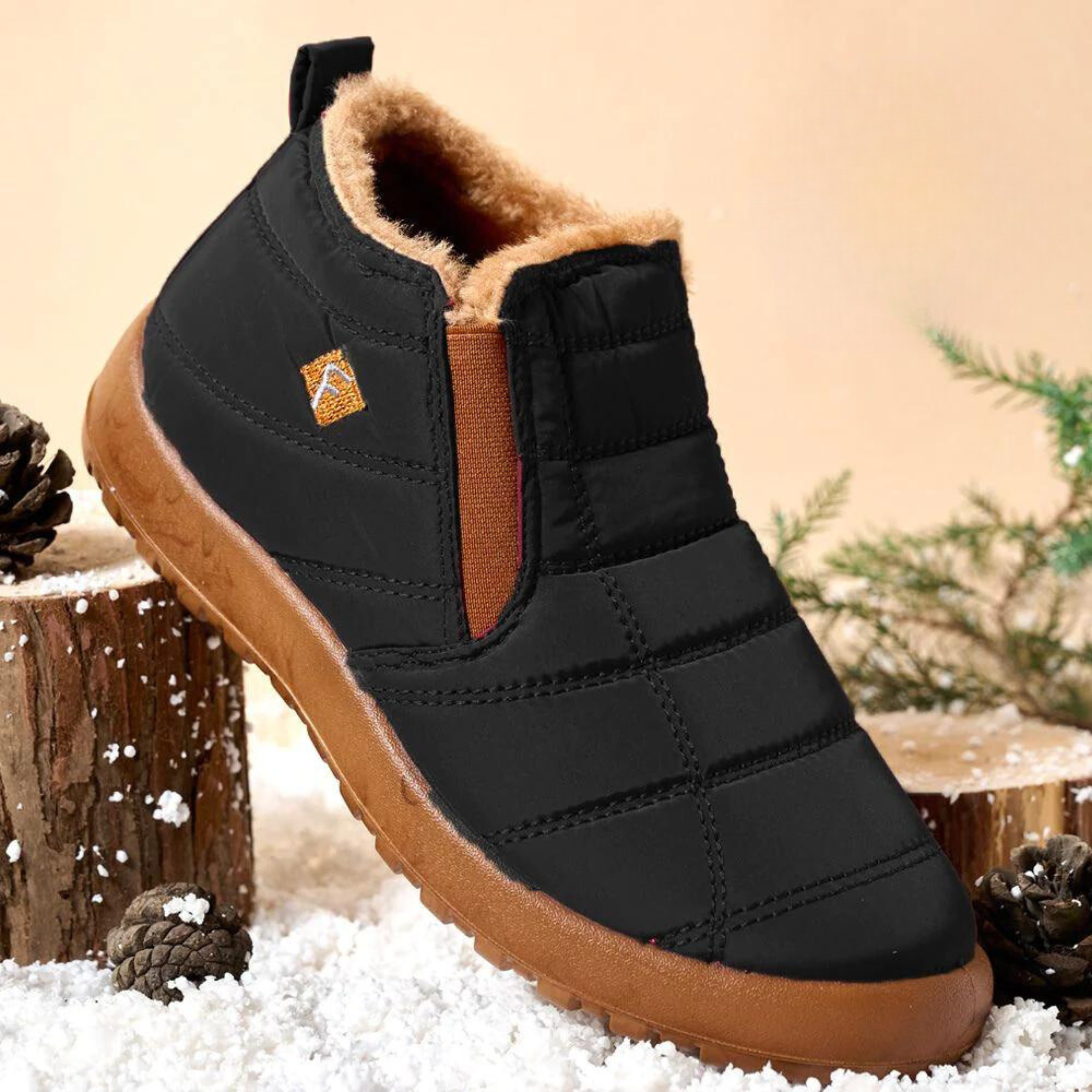 R&B | Dicke Flanell-Schnee Boots für Den Winter