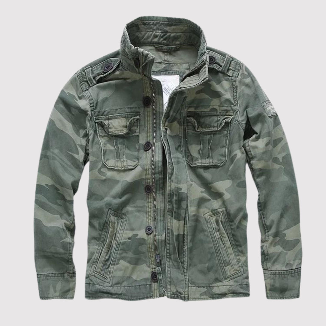 R&B | Retro Jeansjacke mit Mehreren Taschen