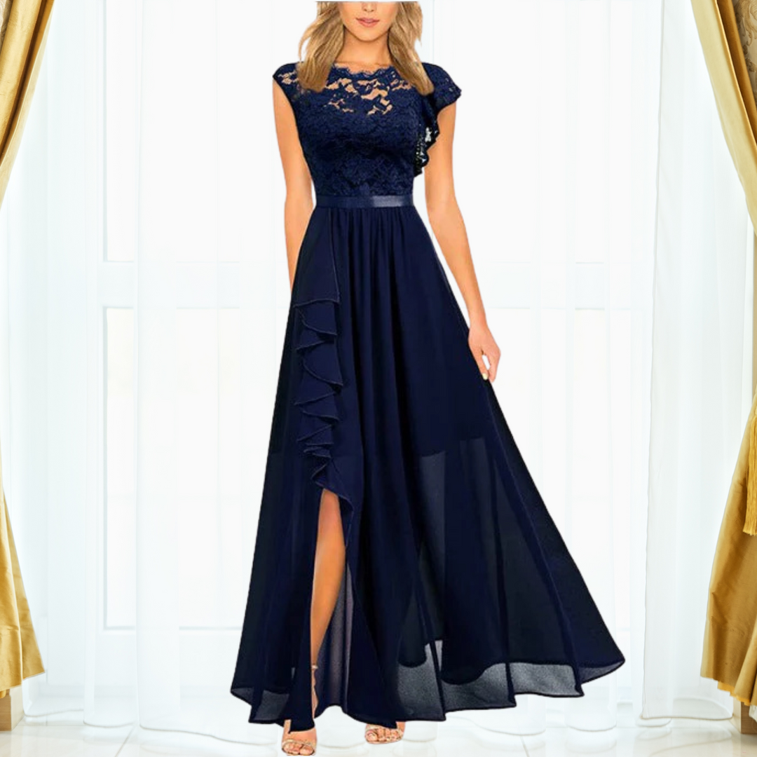 R&B | Elegantes Spitzen Maxi Kleid