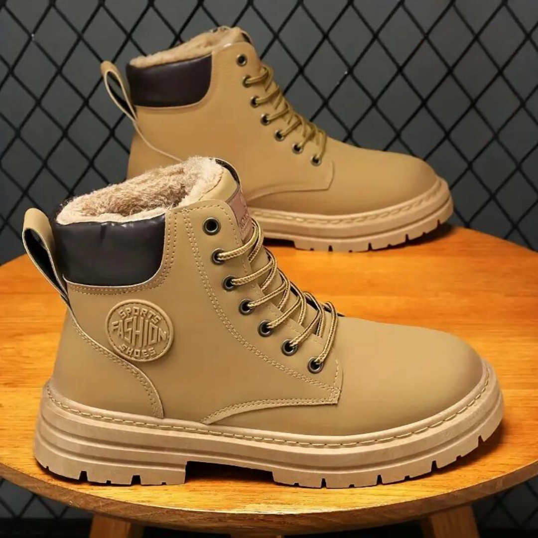 Herren-Winter-Schneestiefel mit Fleece-Futter R&B