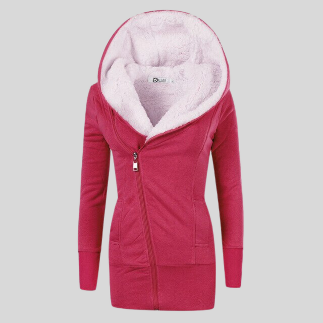 R&B | Damen Fleece Kapuzenweste