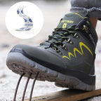 Sicherheit Ankle Schuhe Anti-smashing Stahl Kappe Kappe Stiefel Männer Bau Arbeit stiefel R&B