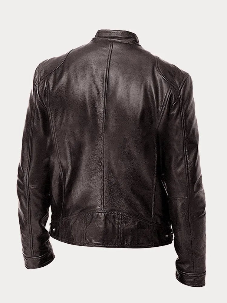 Herren Jacke mit Innenfutter, Taschen und verstellbaren Bündchen – Freizeit- und Alltagsjacke