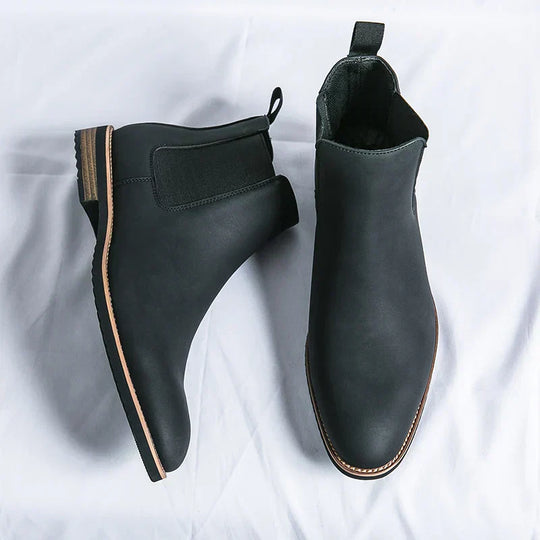 R&B | Leder Chelsea Stiefel
