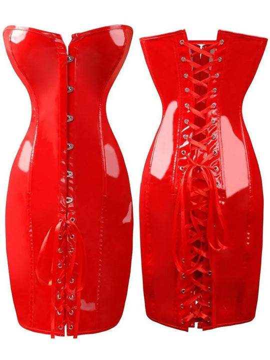 R&B | Latexgebundes Kleid Ohne Träger