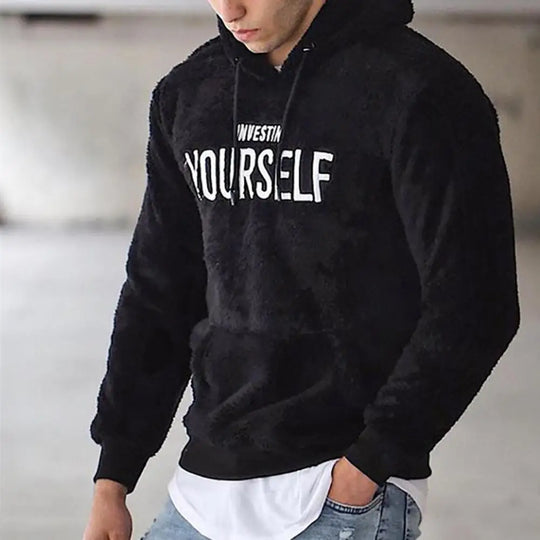R&B | Hoodie mit Motivierendem Text Polyester-fleece Komfortabel und Trendy
