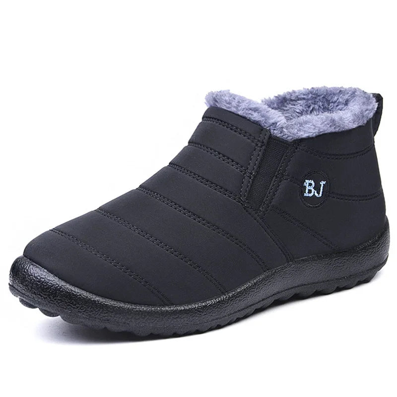 R&B | Stiefeletten Gequiltet Slip on Wasserabweisend Plüsch Futter Langlebiger Sitz