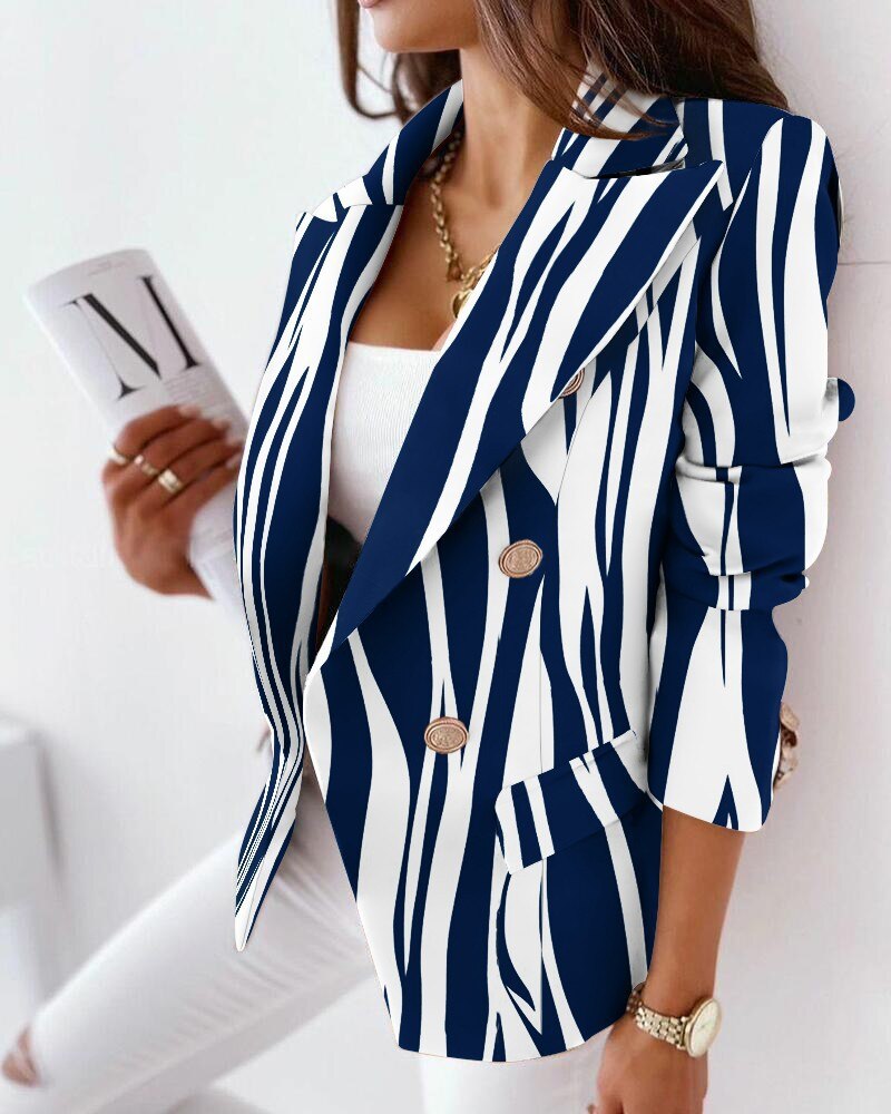 R&B | Blazer mit Schlangenprint für Damen