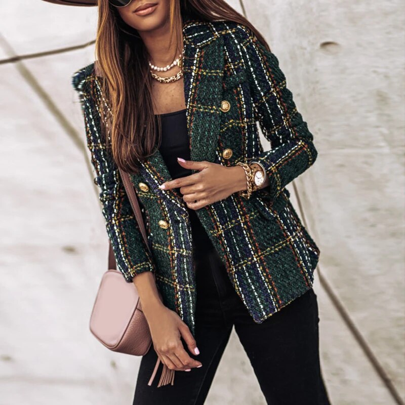 R&B | Luxuriöser Karierter Blazer