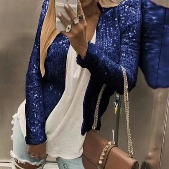 R&B | eleganter Blazer mit Pailletten