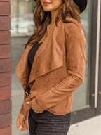 R&B | Damen Elegante Langarmjacke Slim Fit Freizeitmode