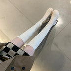R&B | Stricken Überknie Rundzehen Winterstiefel
