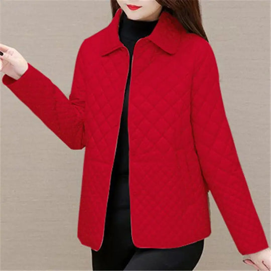 R&B | Damen Steppjacke Mit Karomuster