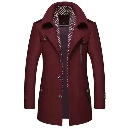 R&B | Business Mantel Eleganter Winter Langjacke Klassisch Modern Freizeit